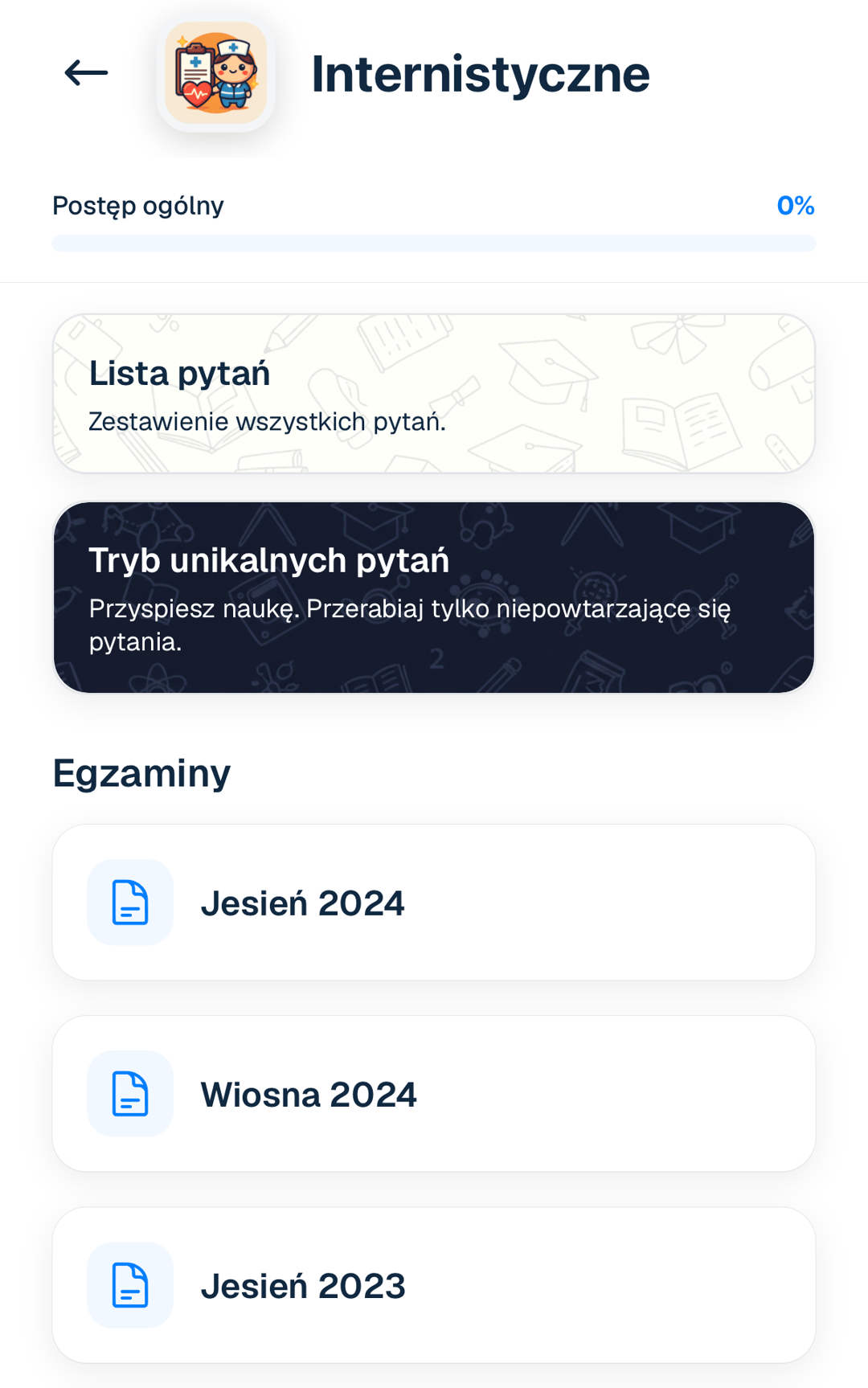 Przygotowanie do egzaminów